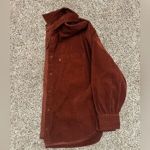Burnt orange large “Levi’s” button up